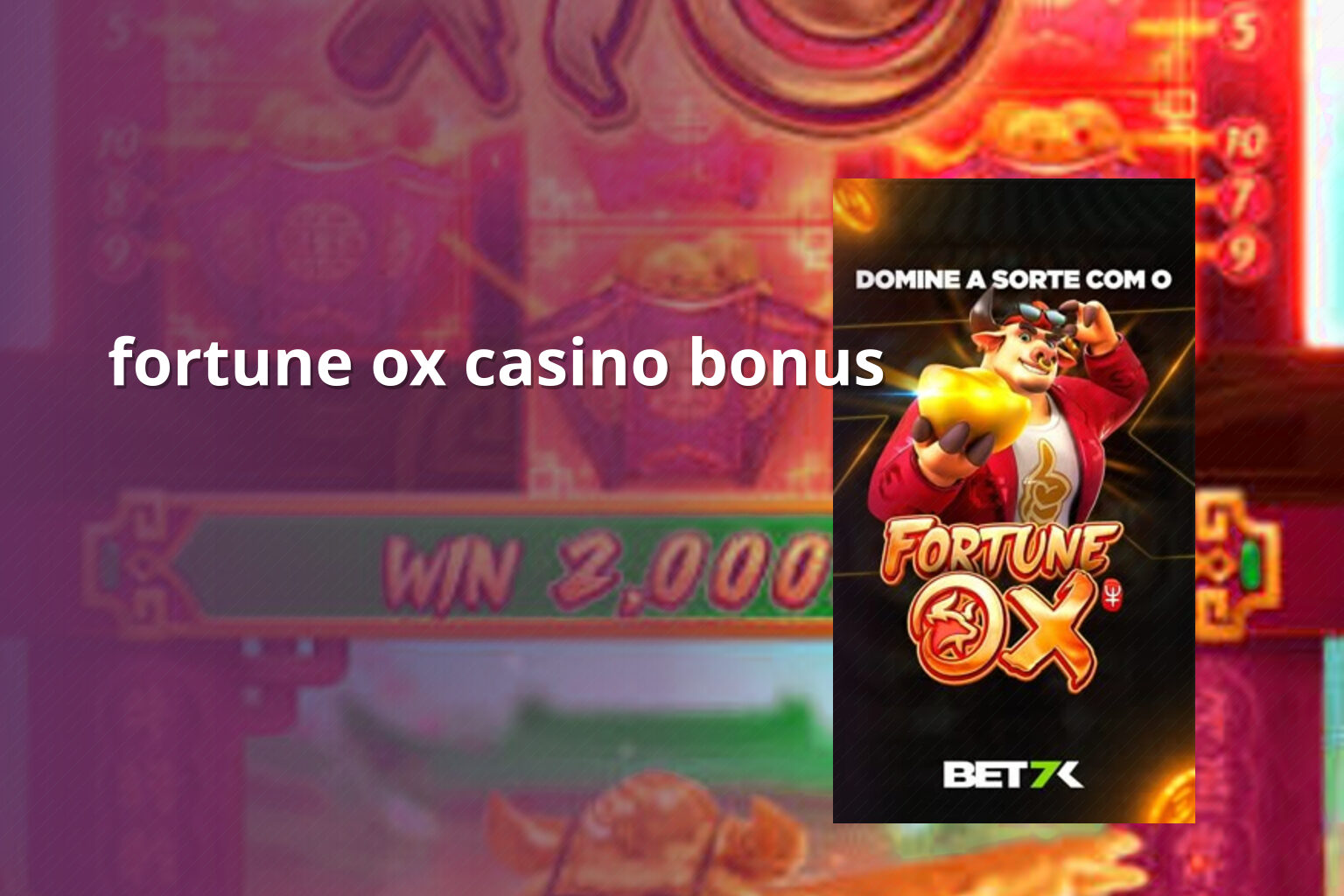 fortune ox casino bonus - slots