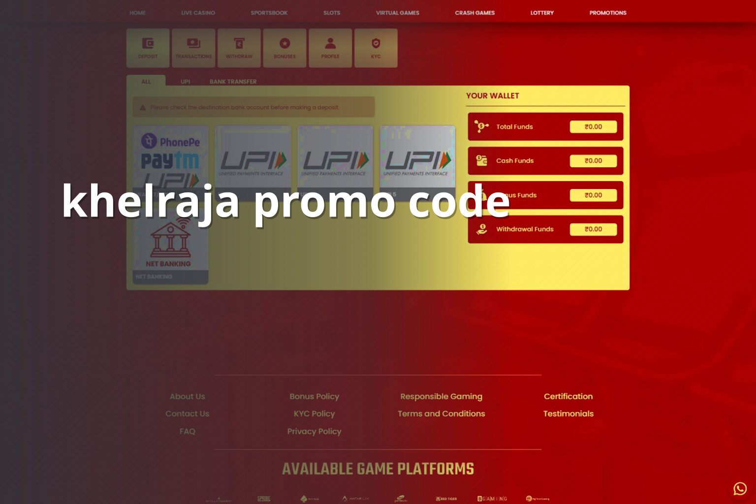 khelraja promo code - gaming_brand