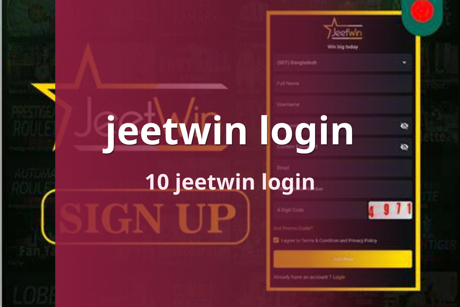 jeetwin login - gaming_brand