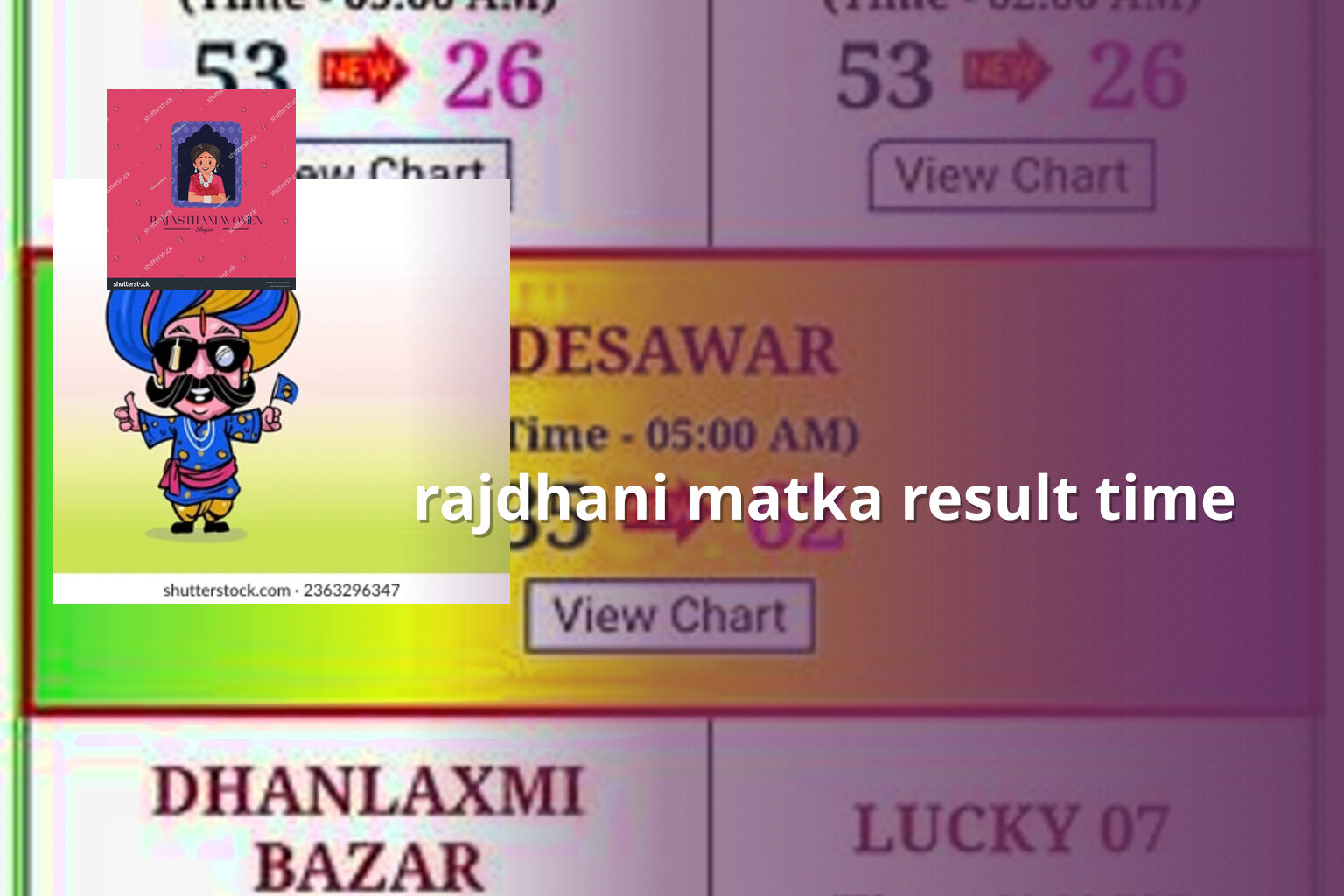 rajdhani matka result time - matka_satta
