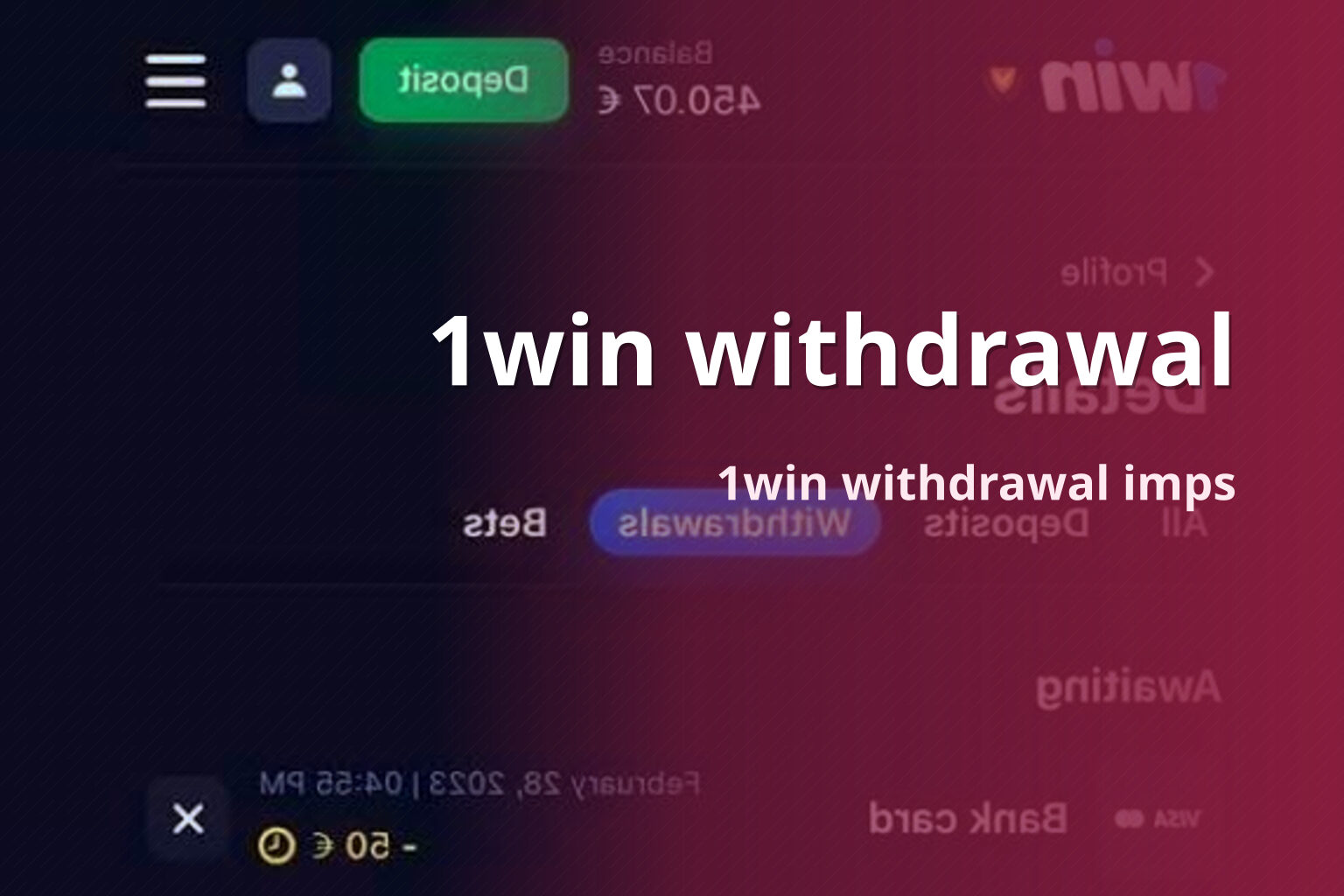 1win withdrawal - gaming_brand
