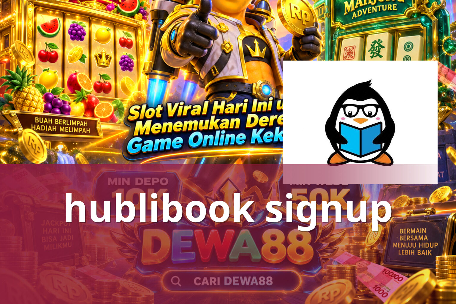 hublibook signup - gaming_brand