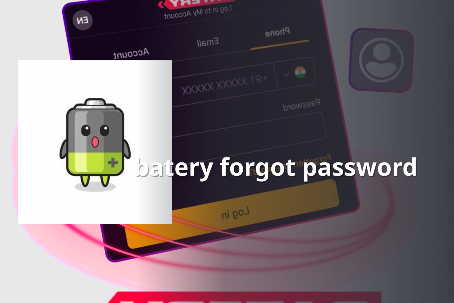 batery forgot password - gaming_brand