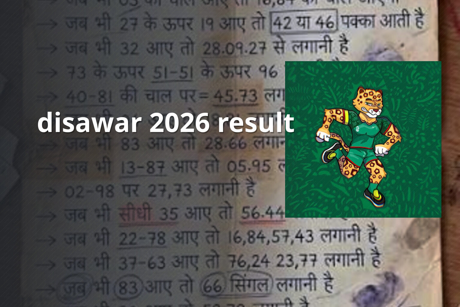 disawar 2026 result - matka_satta