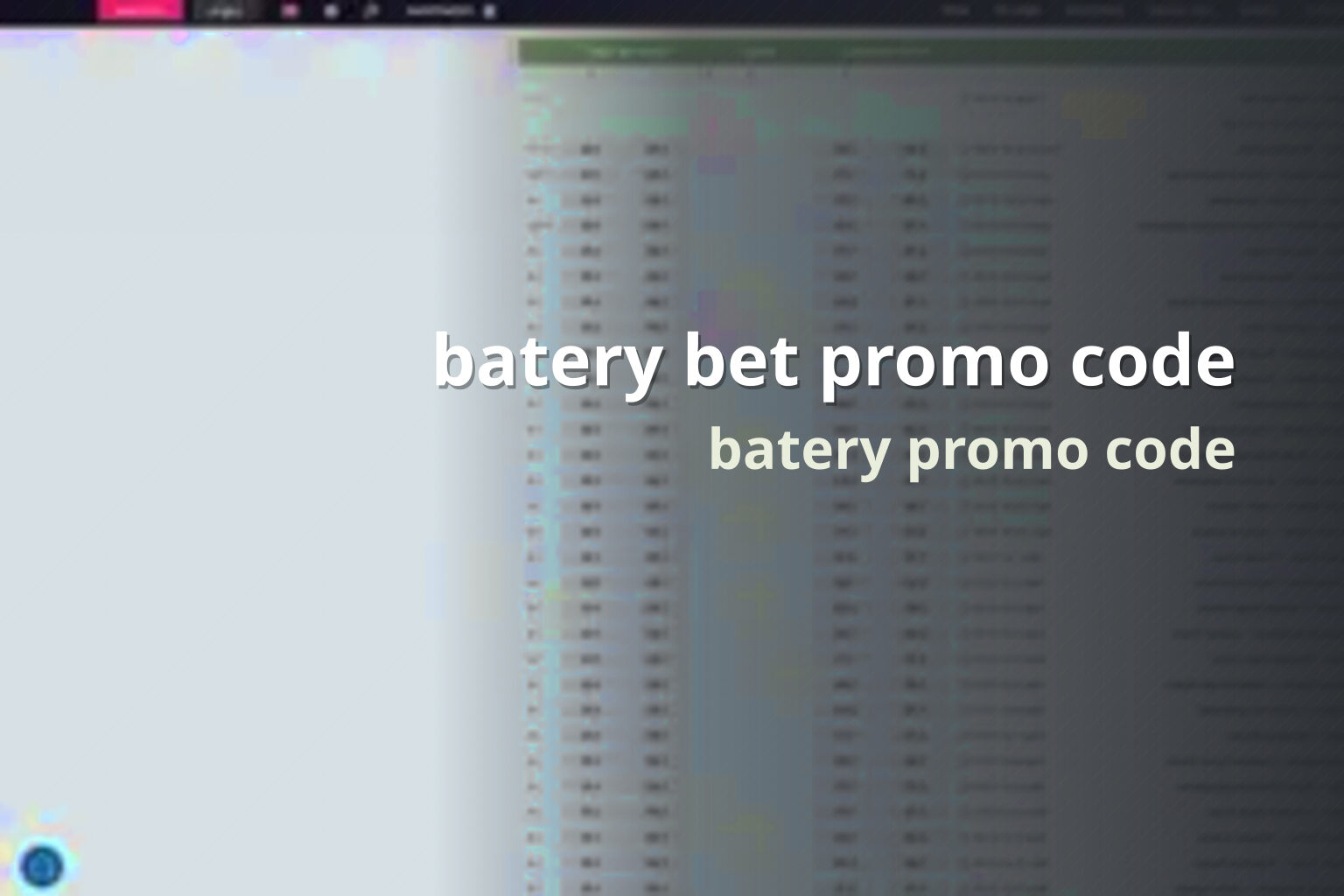 batery bet promo code - gaming_brand