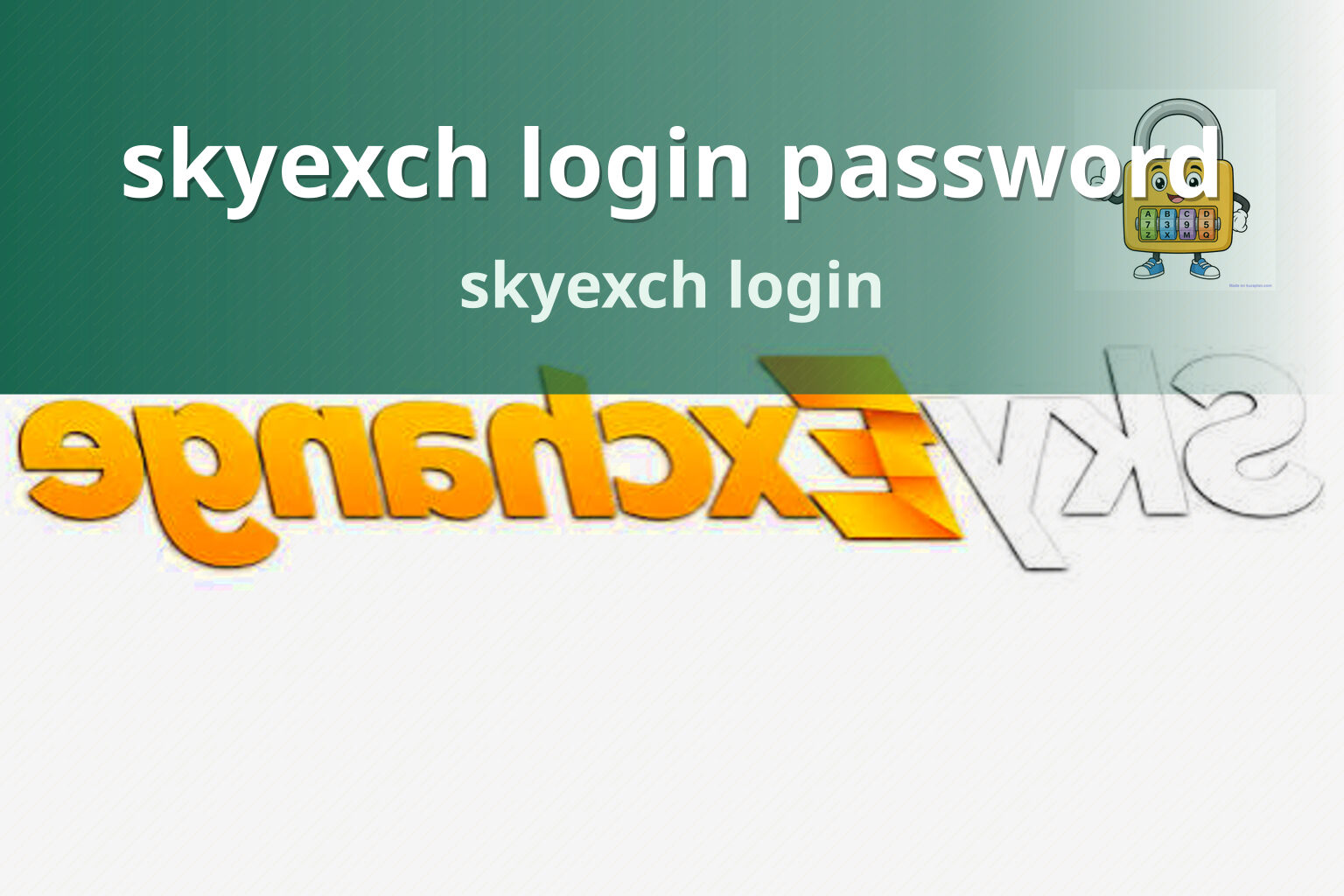 skyexch login password skyexch login