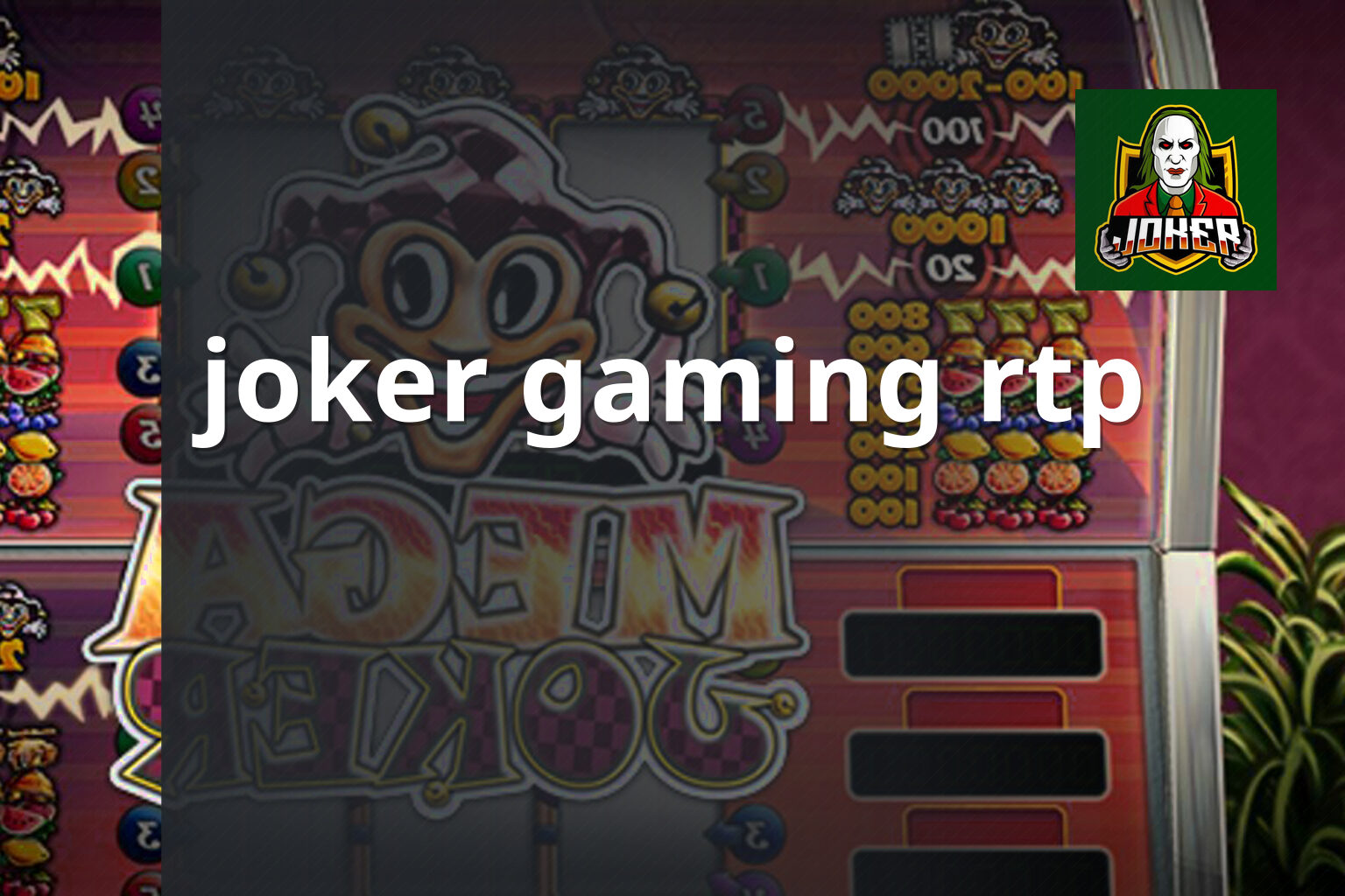 joker gaming rtp - gaming_brand