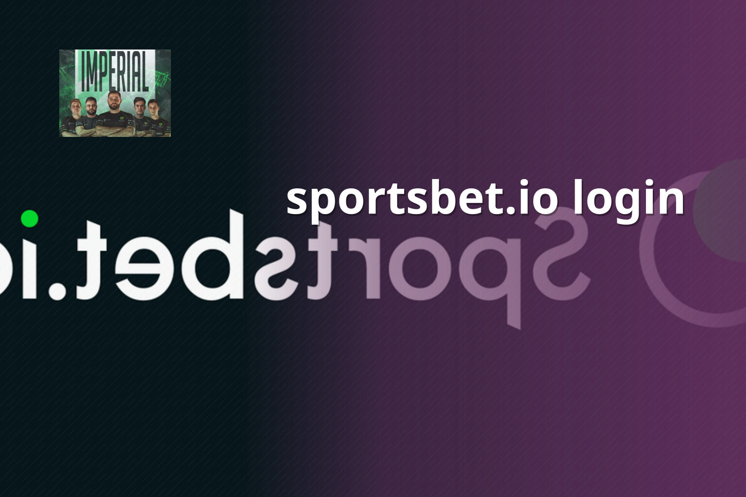 sportsbet.io login - gaming_brand