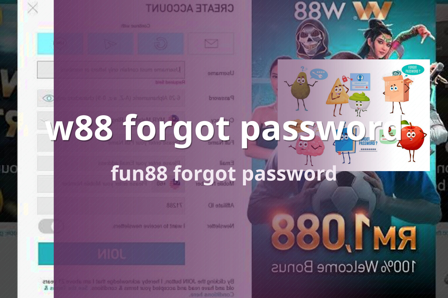 w88 forgot password - gaming_brand