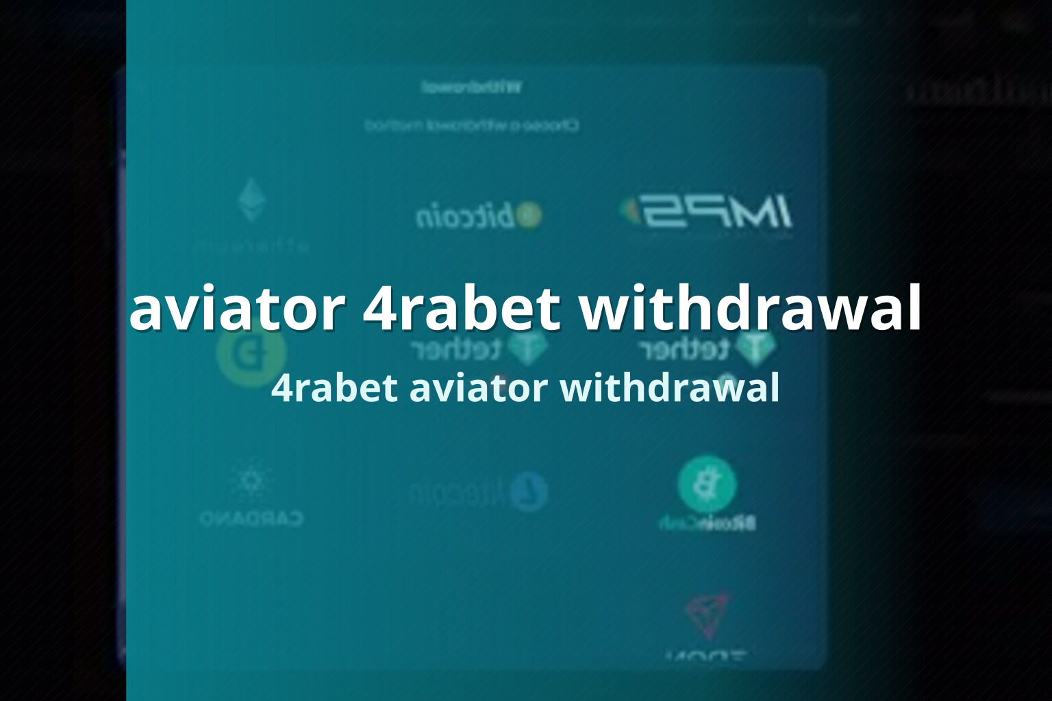 aviator 4rabet withdrawal - crash_games