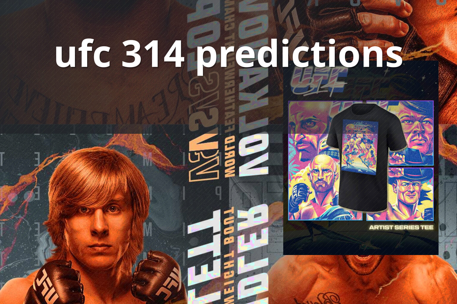 ufc 314 predictions - sportsbook