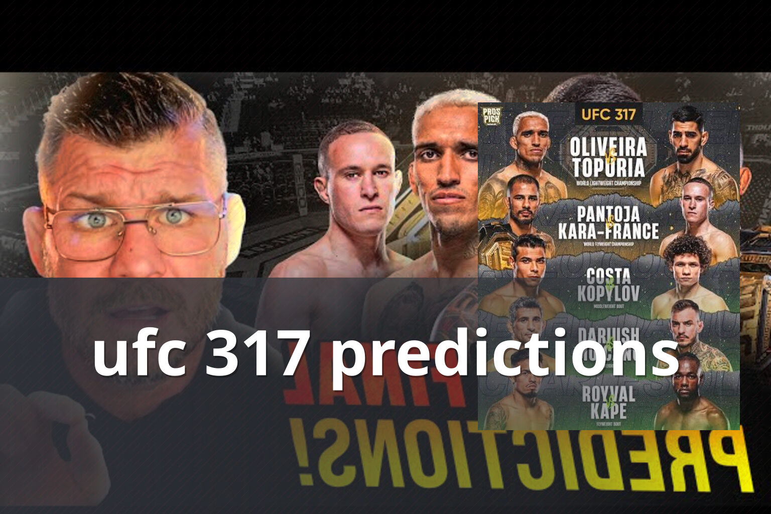 ufc 317 predictions - sportsbook