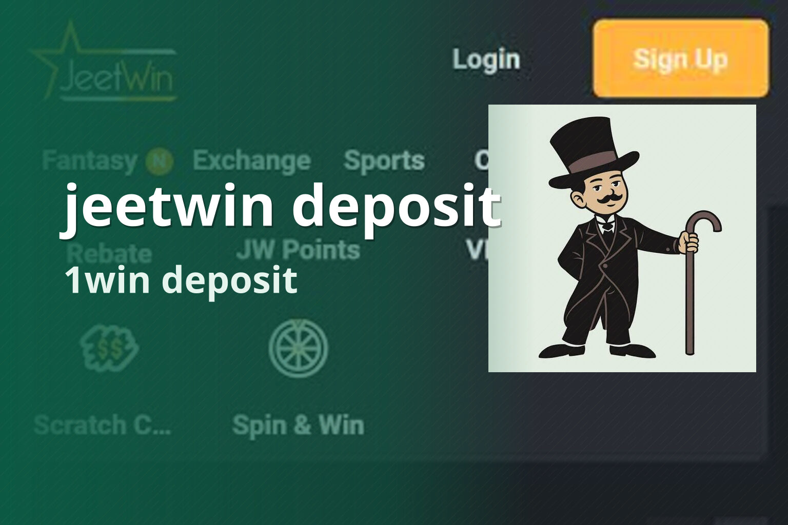 jeetwin deposit 1win deposit