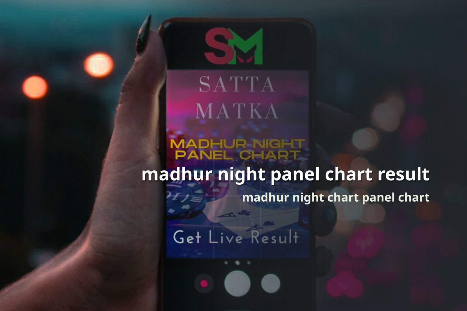 madhur night panel chart result - slots