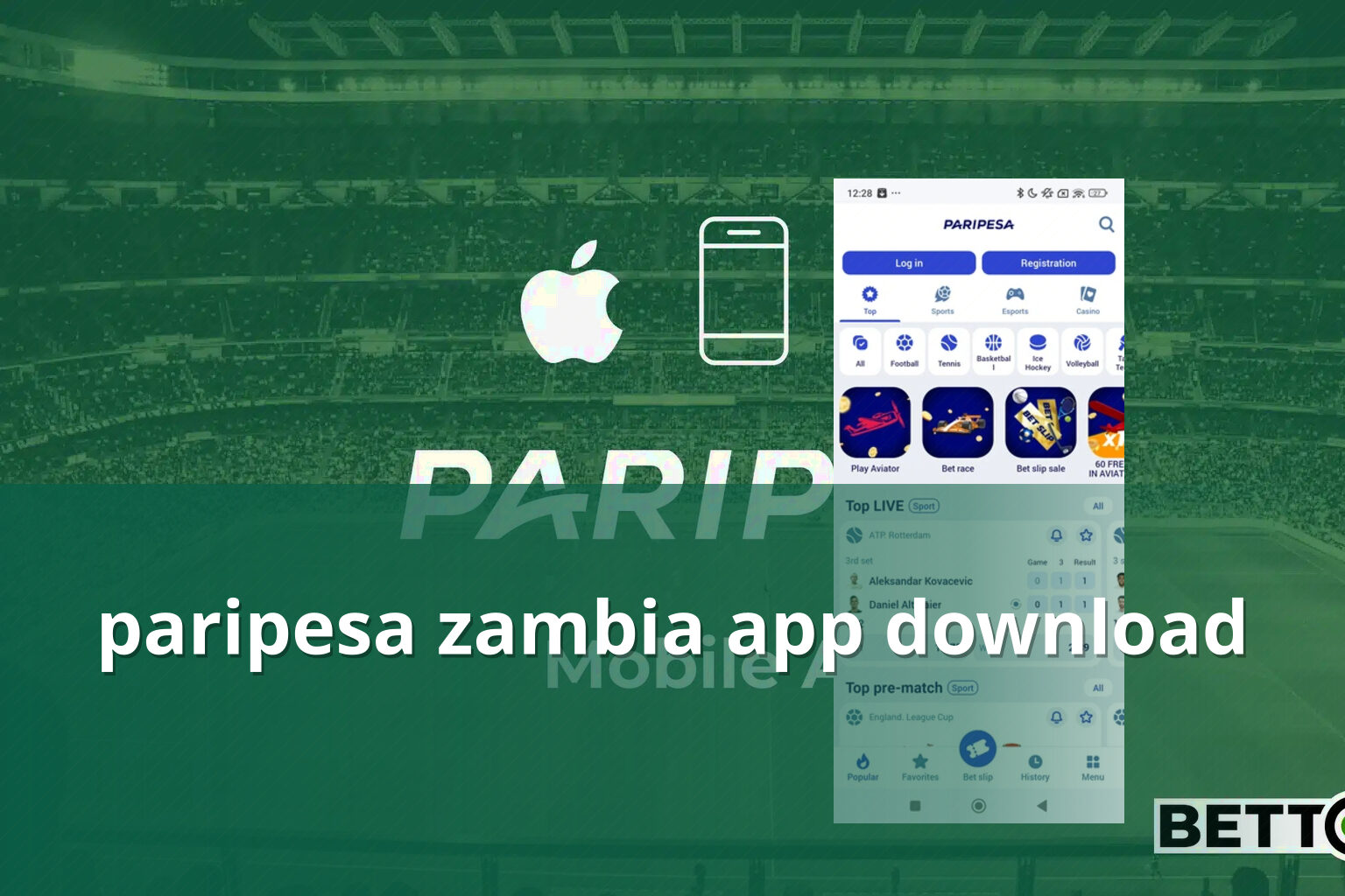 paripesa zambia app download - gaming_brand