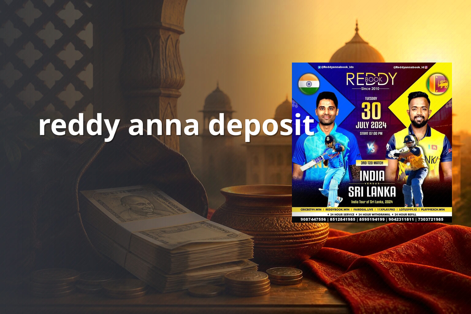 reddy anna deposit - gaming_brand