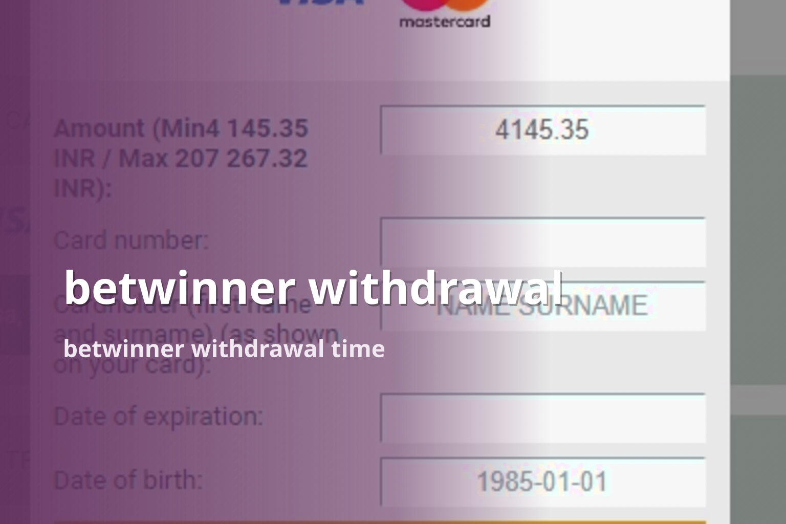 betwinner withdrawal betwinner withdrawal time