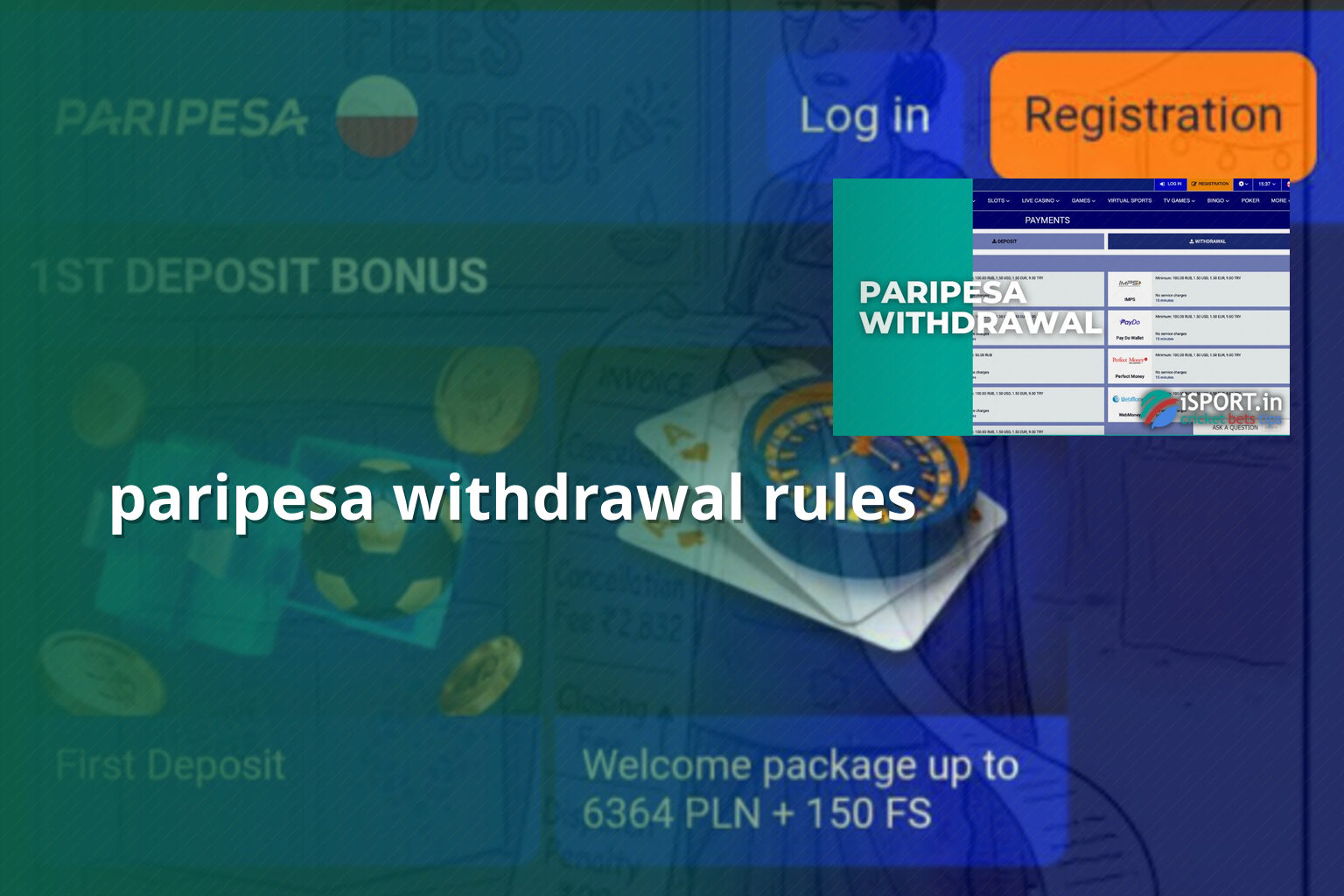 paripesa withdrawal rules - gaming_brand