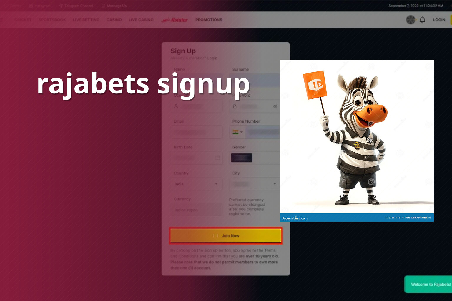 rajabets signup - gaming_brand
