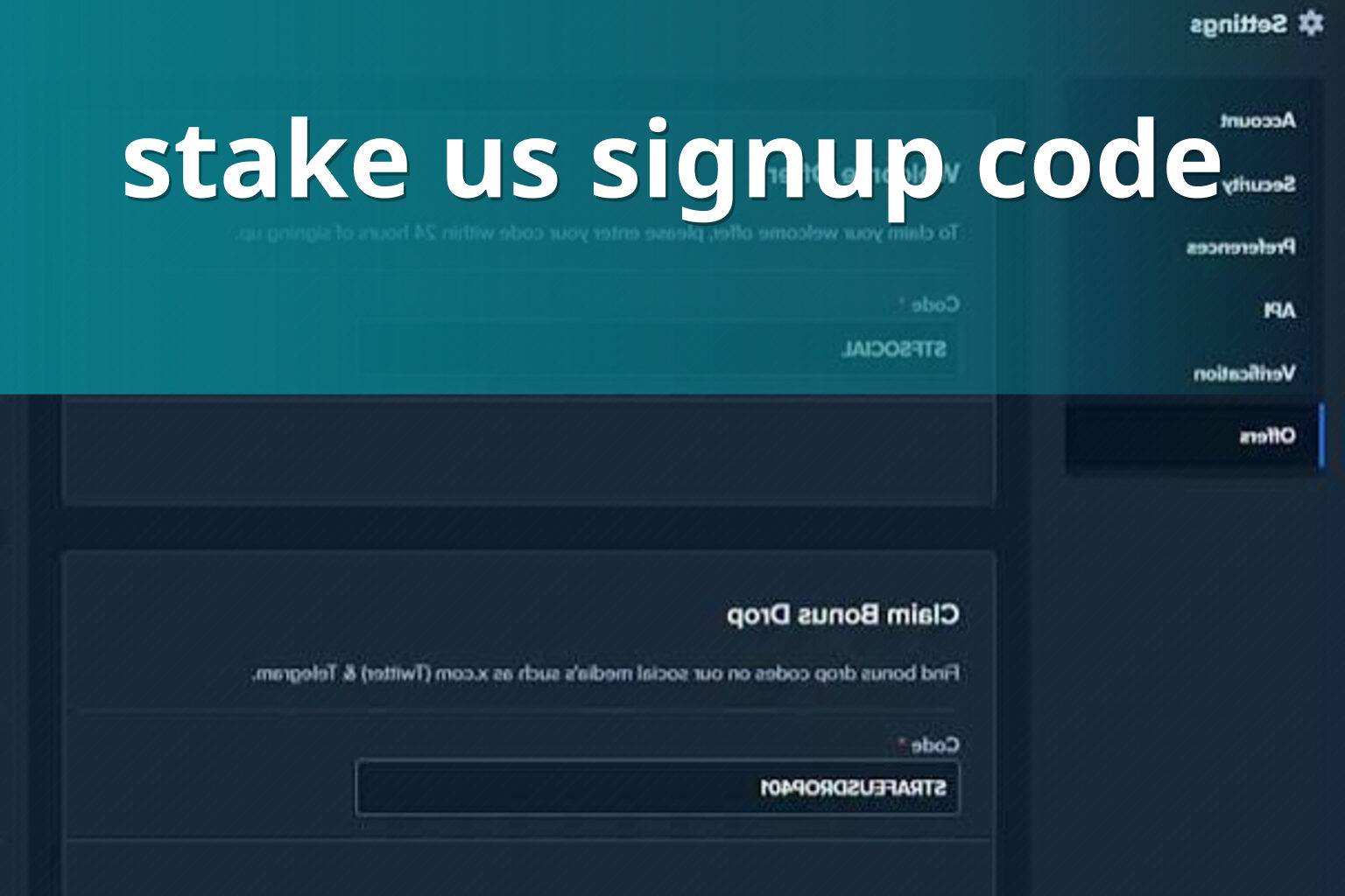stake us signup code - gaming_brand