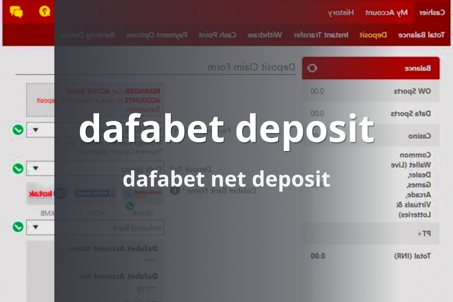 dafabet deposit dafabet net deposit
