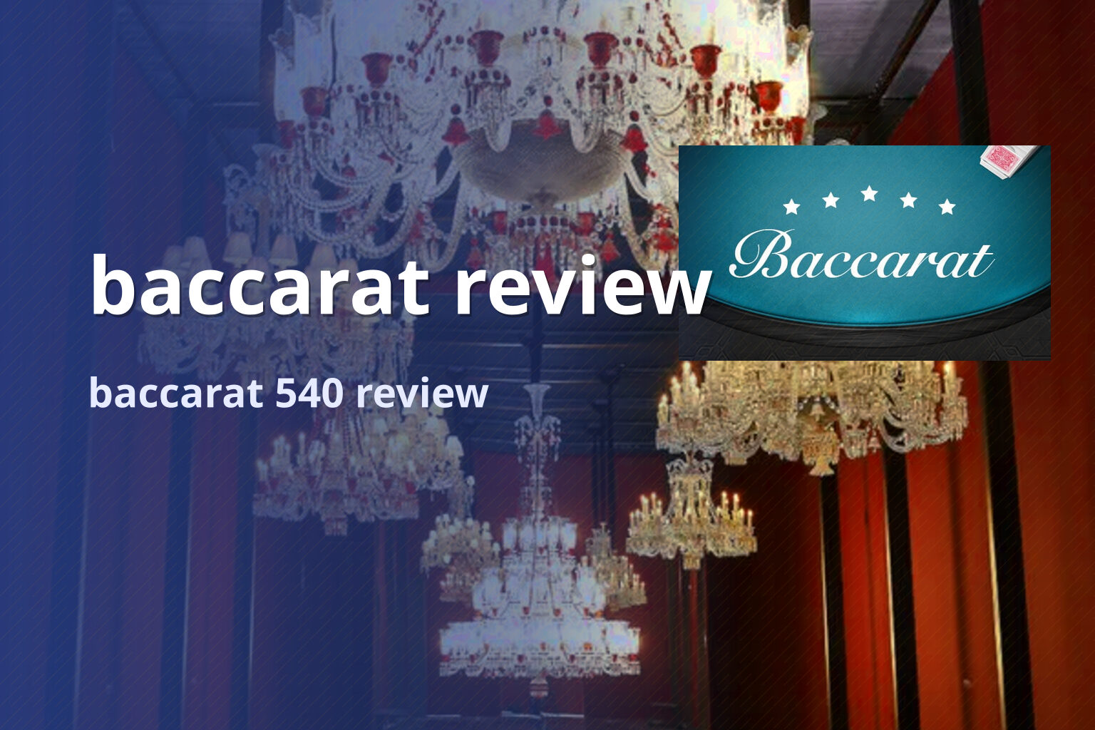baccarat review - slots