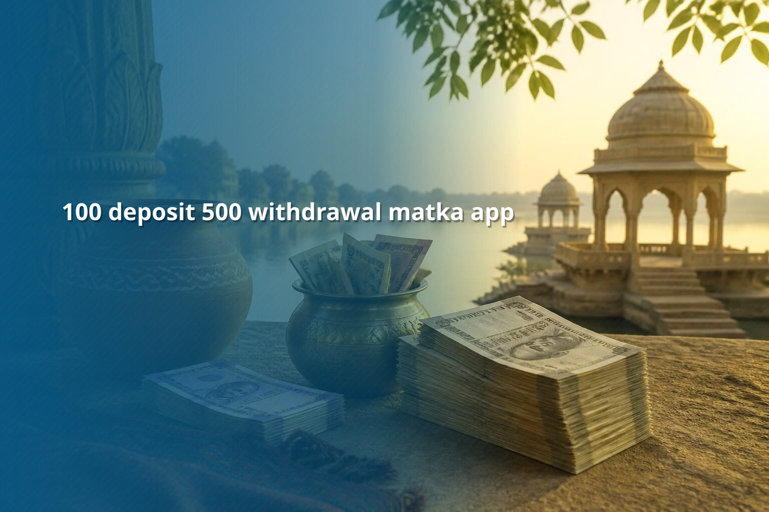 100 deposit 500 withdrawal matka app - matka_satta