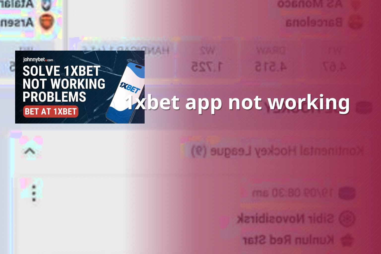 1xbet app not working - gaming_brand