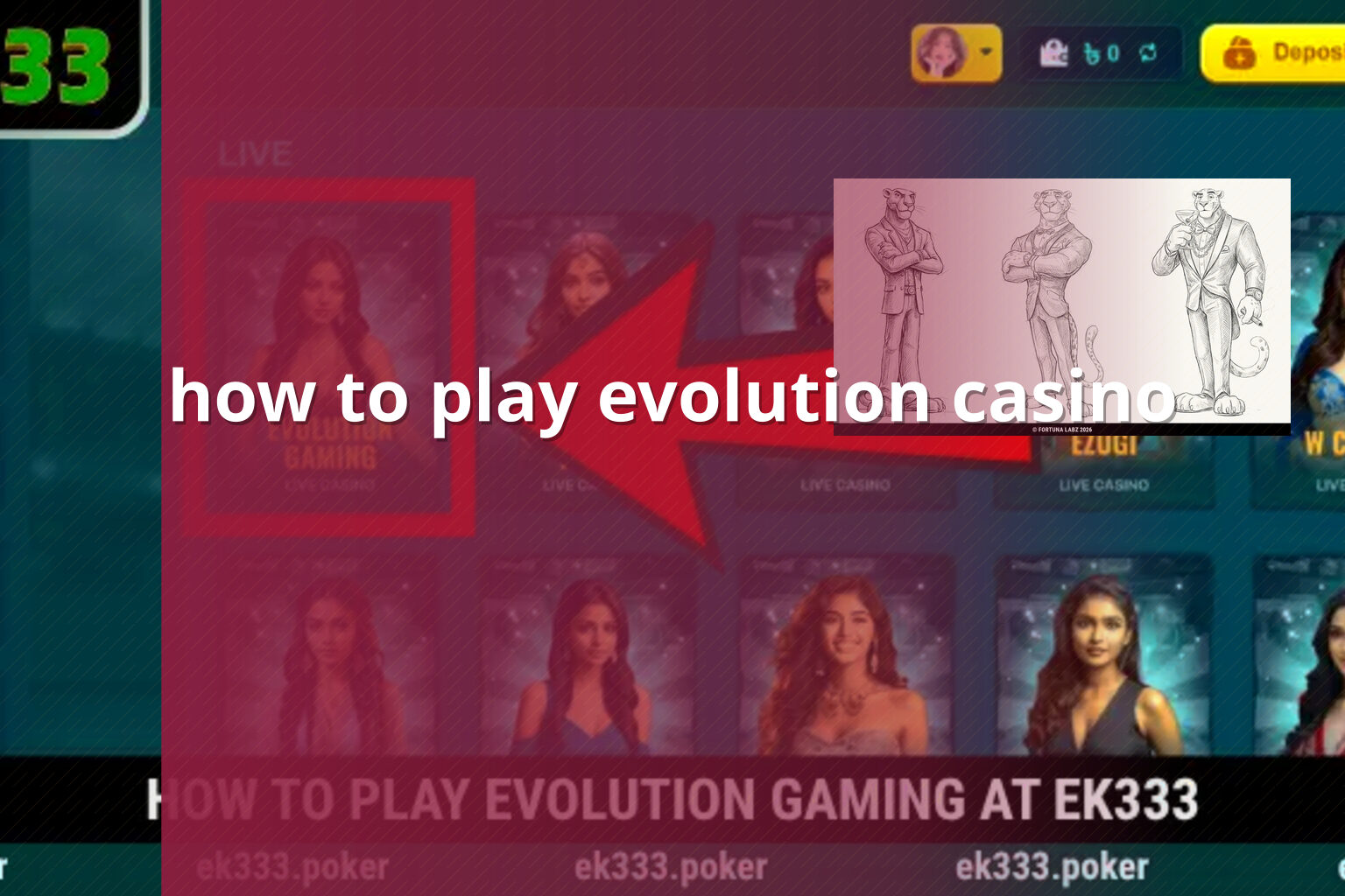 how to play evolution casino - slots