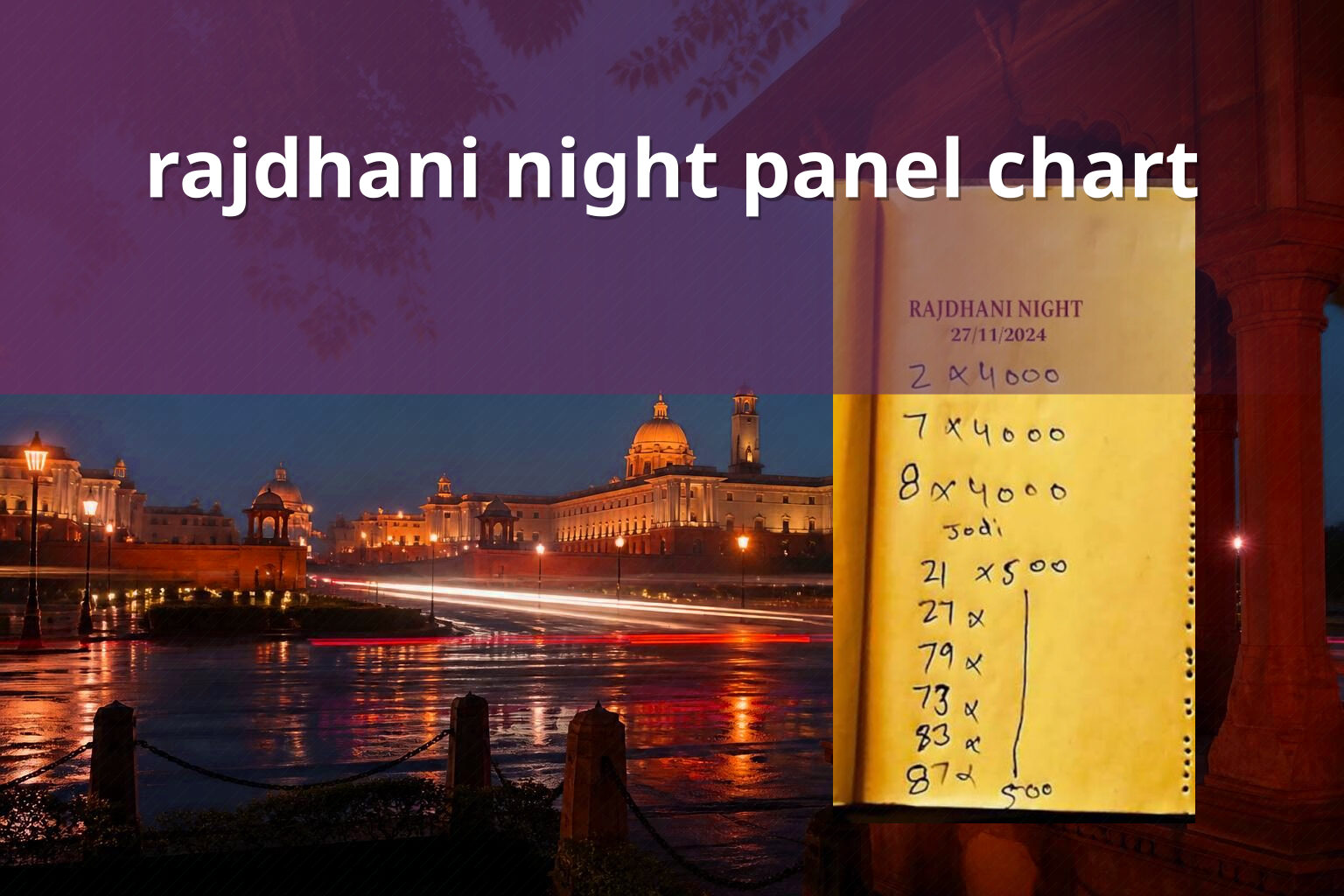 rajdhani night panel chart - matka_satta