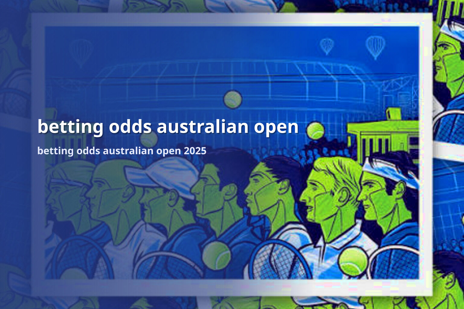 betting odds australian open - sportsbook