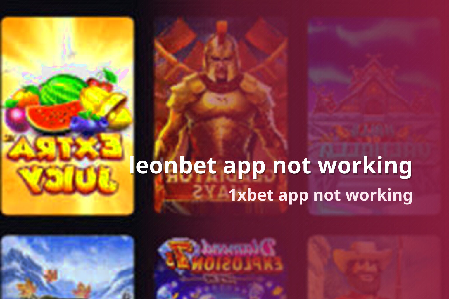 leonbet app not working - gaming_brand