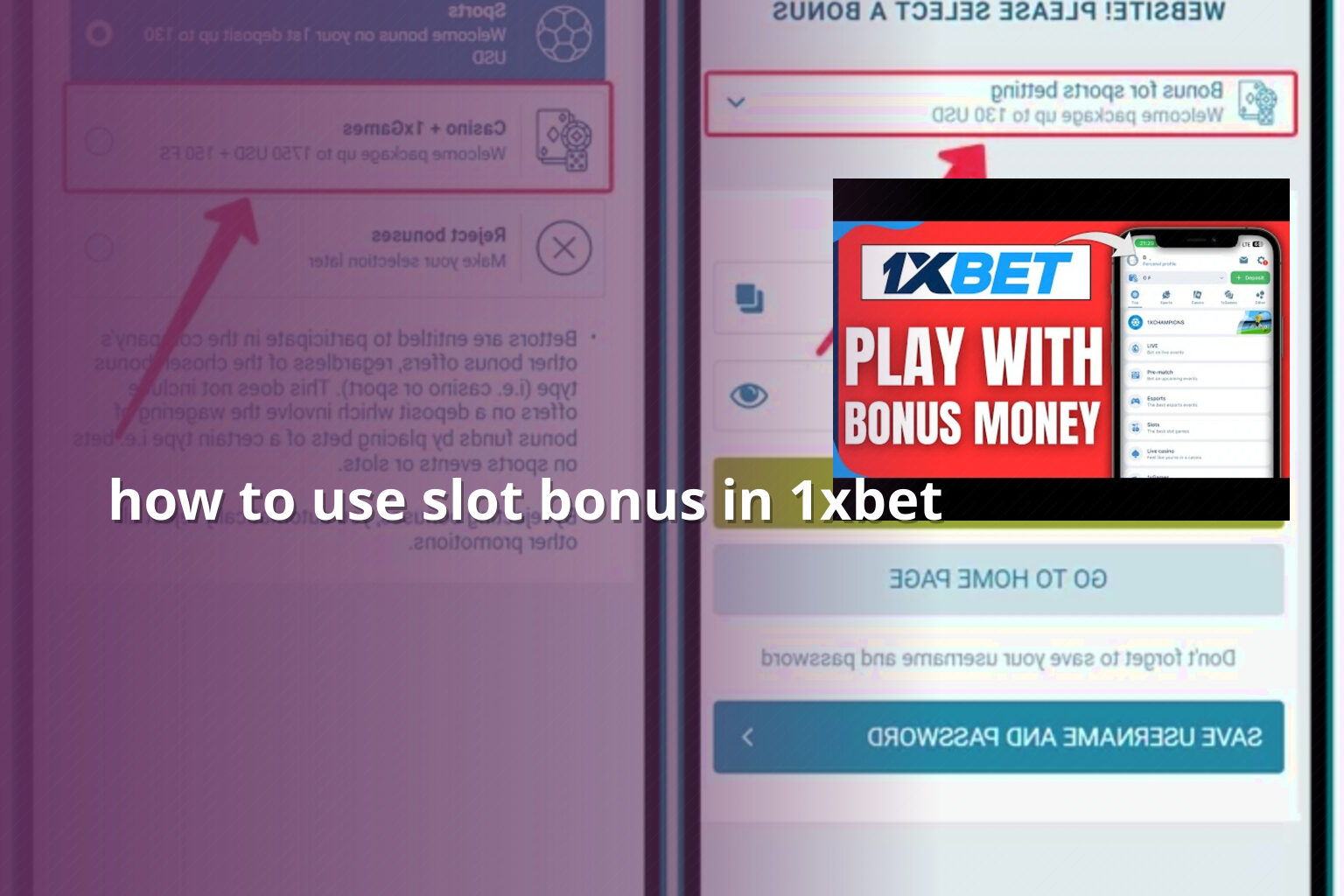 how to use slot bonus in 1xbet - gaming_brand