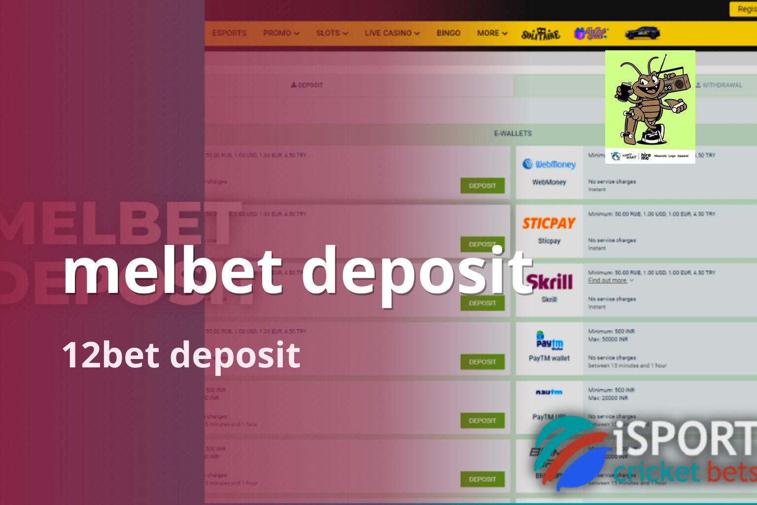 melbet deposit 12bet deposit