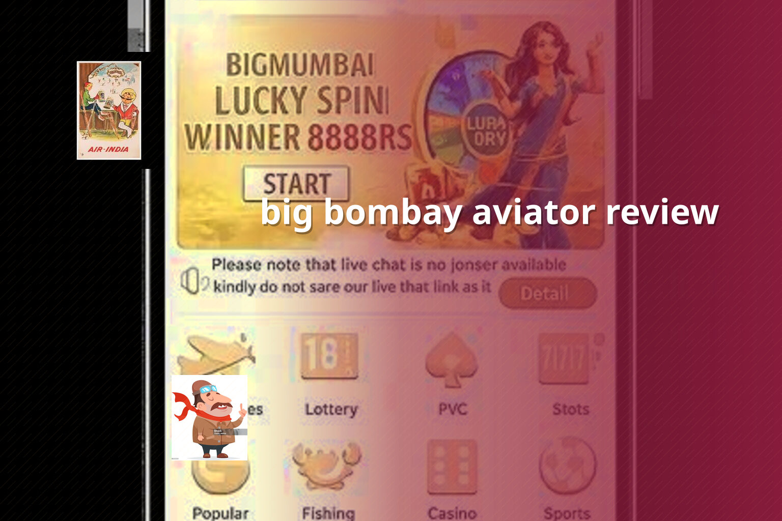 big bombay aviator review - crash_games