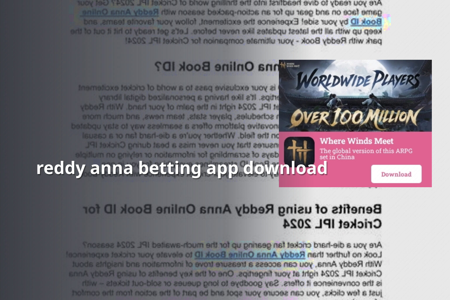 reddy anna betting app download - gaming_brand