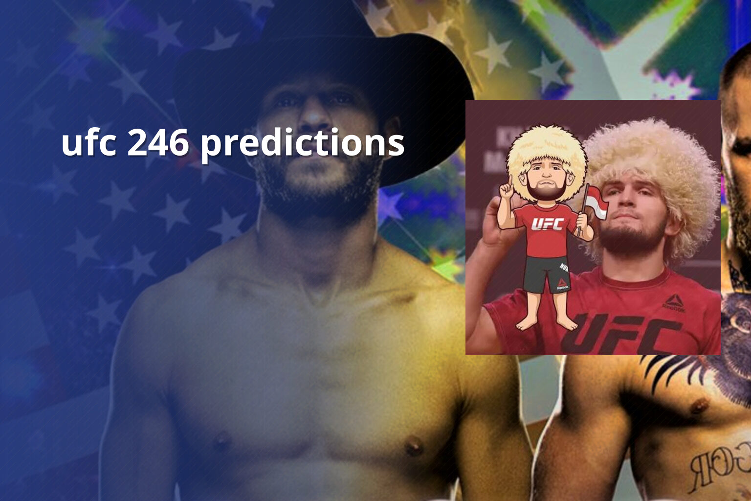 ufc 246 predictions - sportsbook