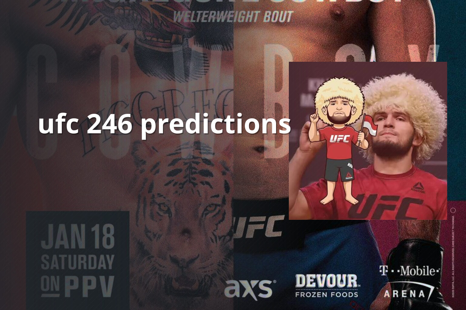ufc 246 predictions - sportsbook