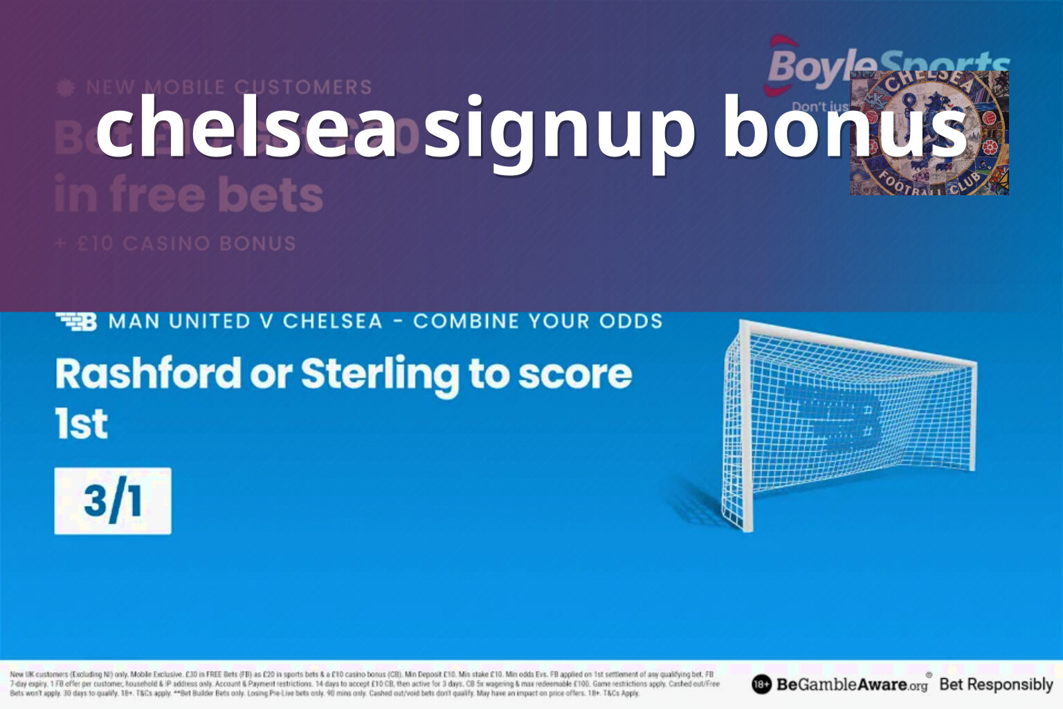 chelsea signup bonus - sportsbook