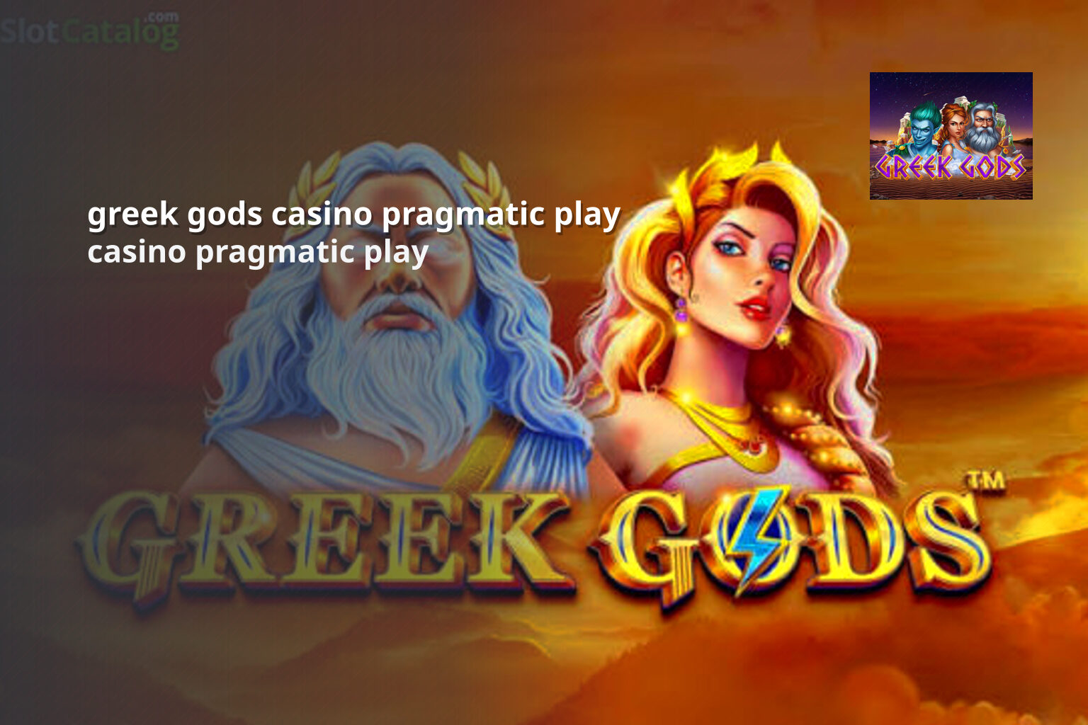 greek gods casino pragmatic play - slots