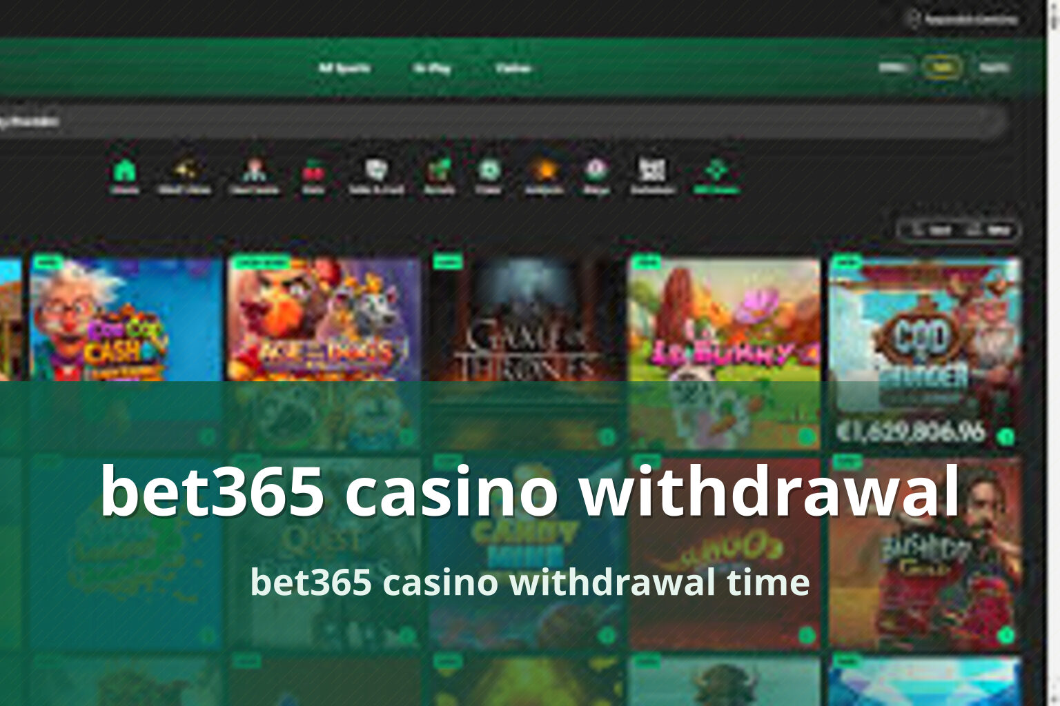 bet365 casino withdrawal - gaming_brand
