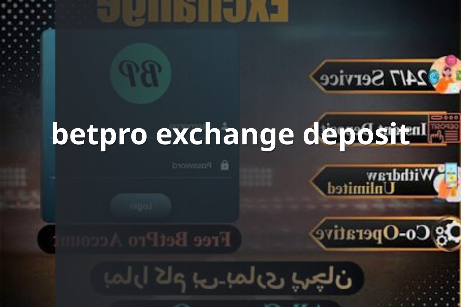 betpro exchange deposit - gaming_brand