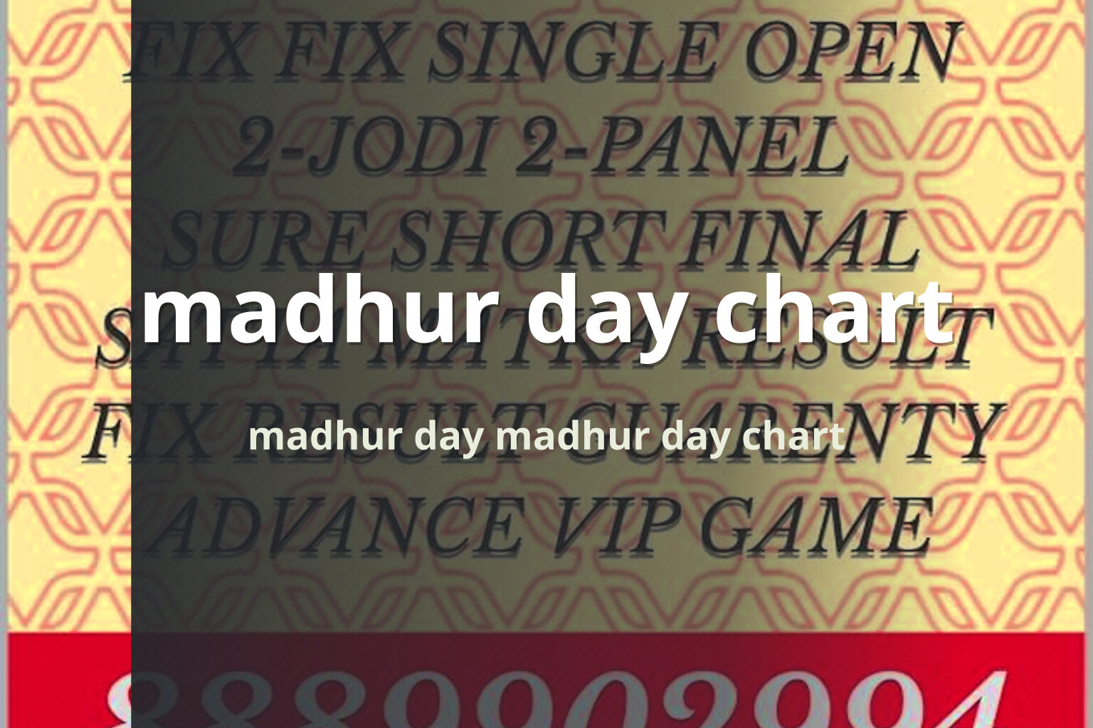 madhur day chart madhur day madhur day chart
