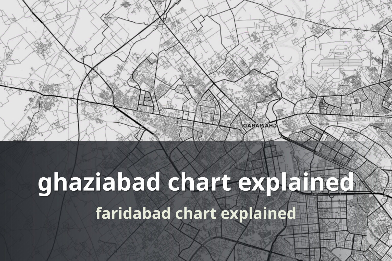 ghaziabad chart explained faridabad chart explained
