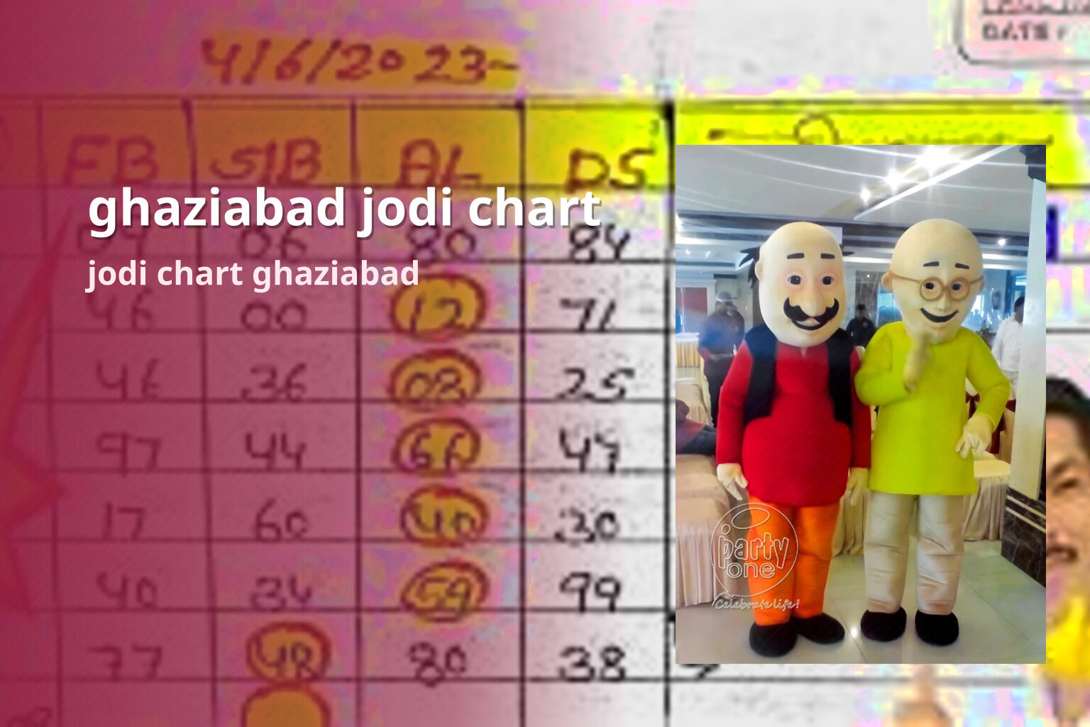 ghaziabad jodi chart - matka_satta