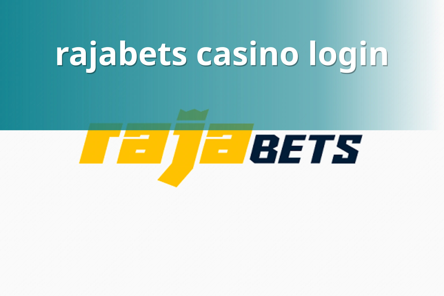 rajabets casino login - gaming_brand