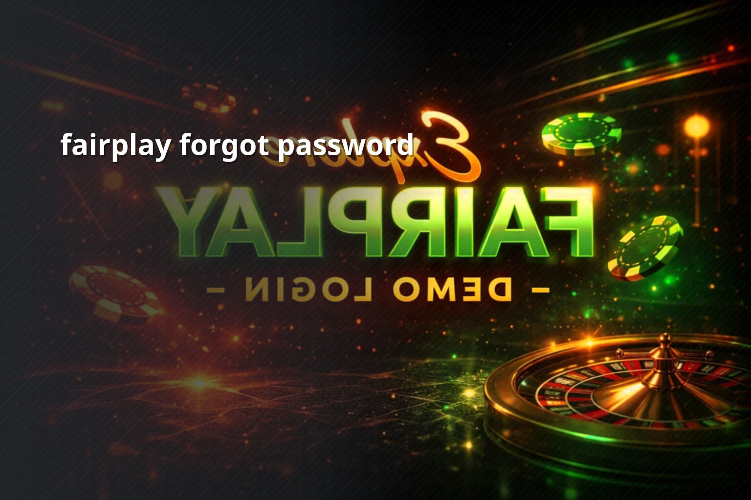 fairplay forgot password - gaming_brand