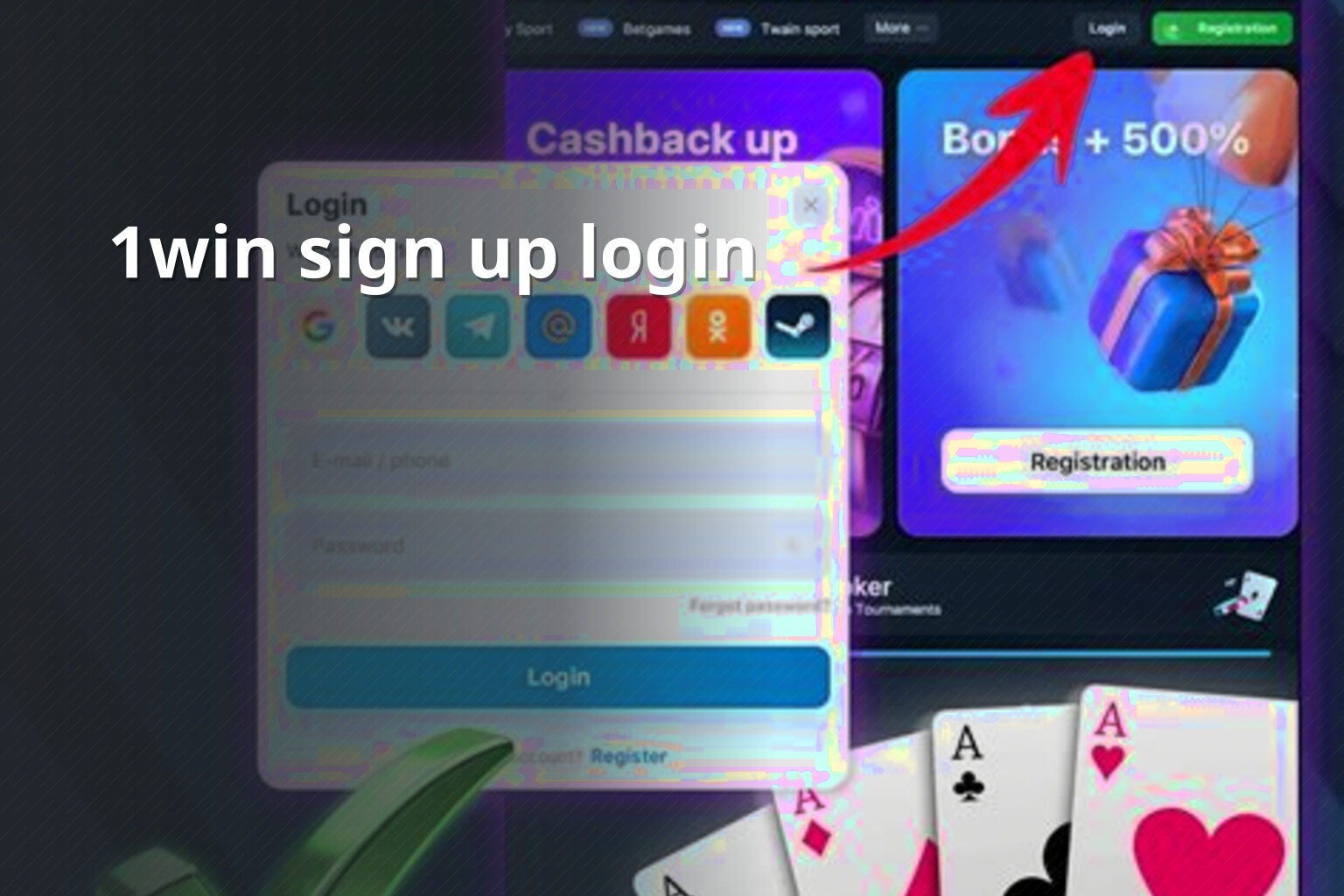 1win sign up login - gaming_brand