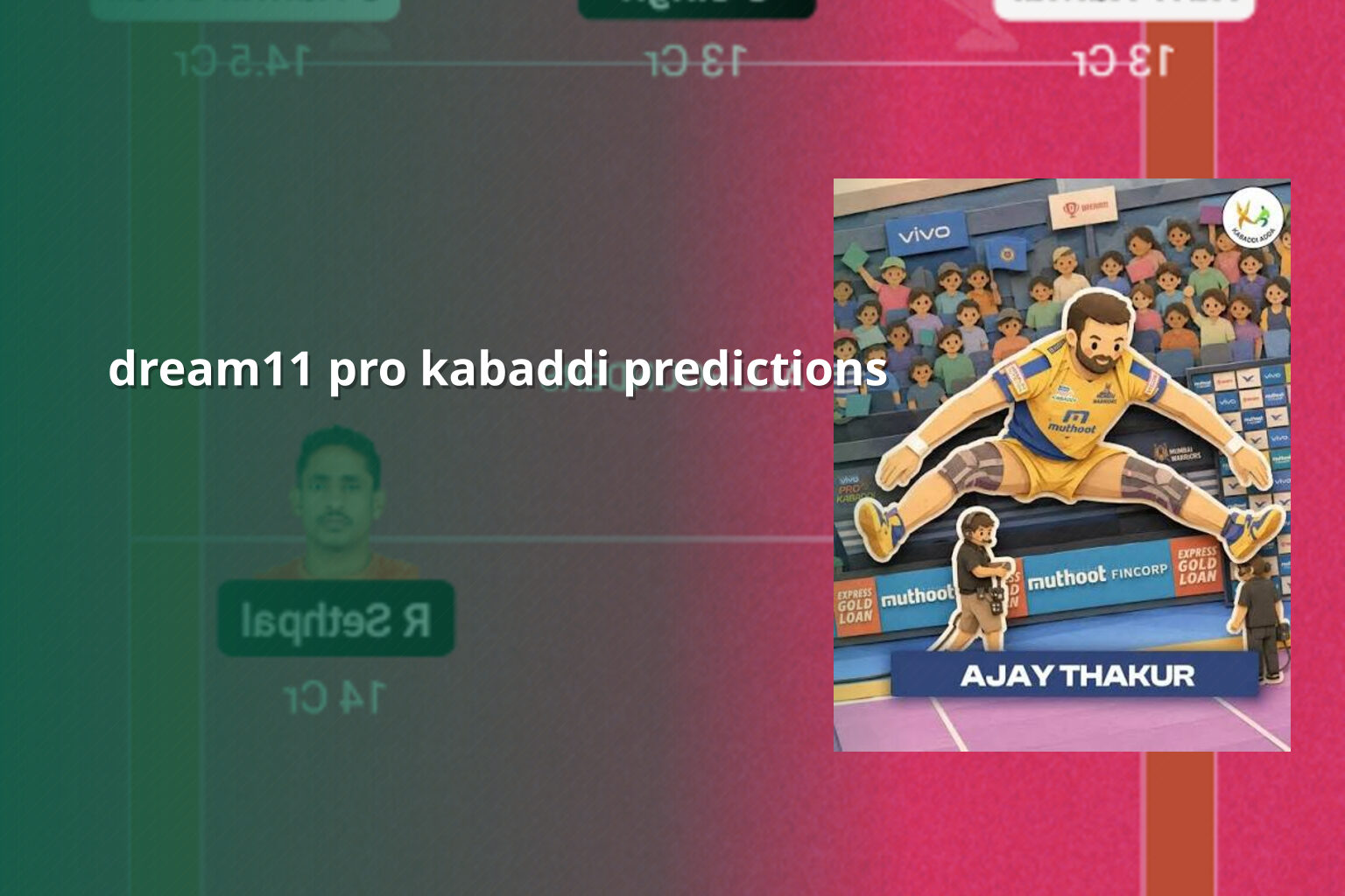 dream11 pro kabaddi predictions - sportsbook