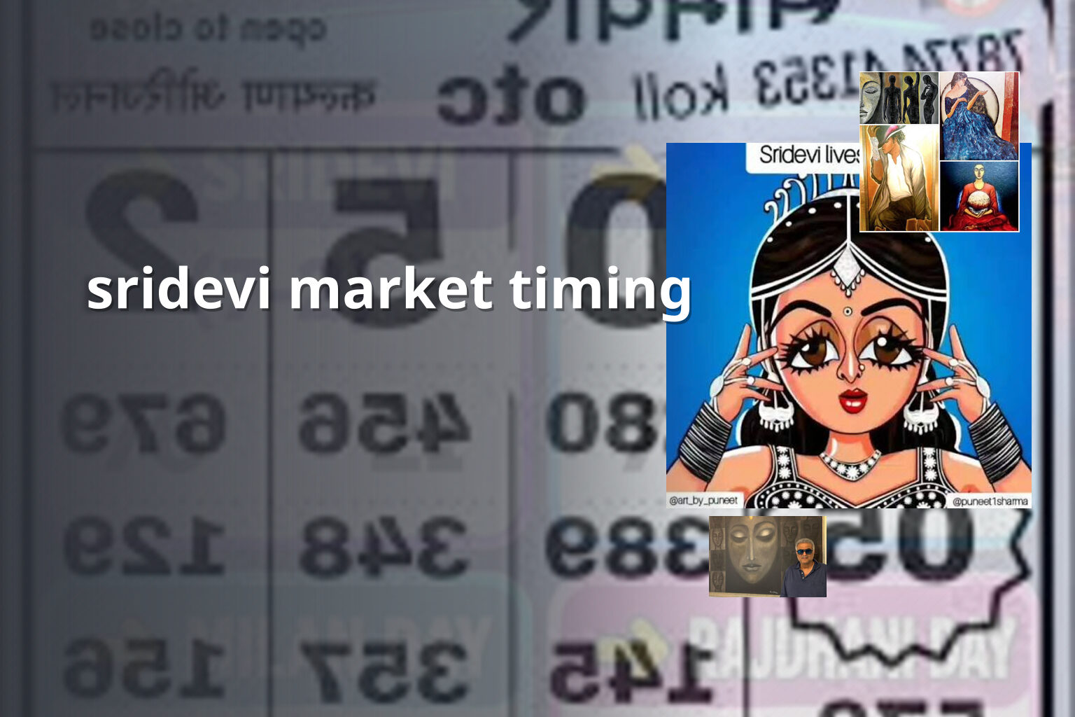 sridevi market timing - online_gaming